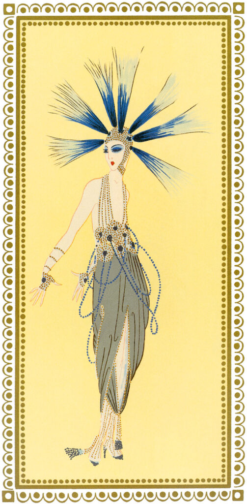 Vamps, L'Empanachee - Erté Tablo