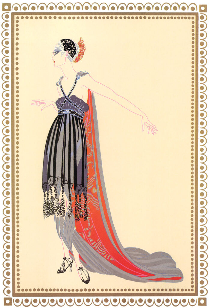 Vamps, Seductress - Erté Tablo