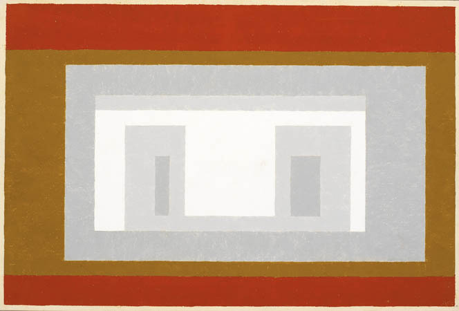 VariantAdobe Settled (1954) – Josef Albers Tablo
