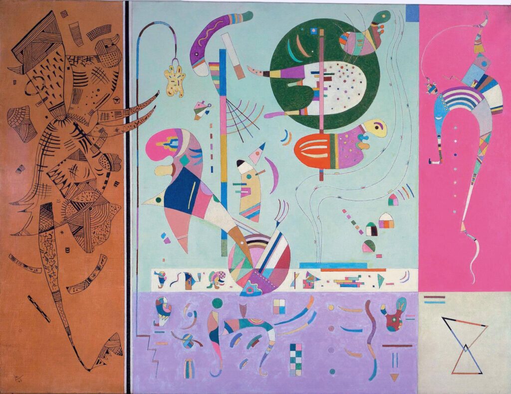 Various Parts (1940) - Wassily Kandinsky Tablo