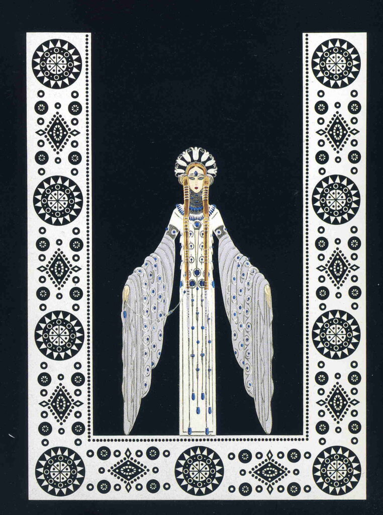 Venere in Pelliccia - Erté Tablo