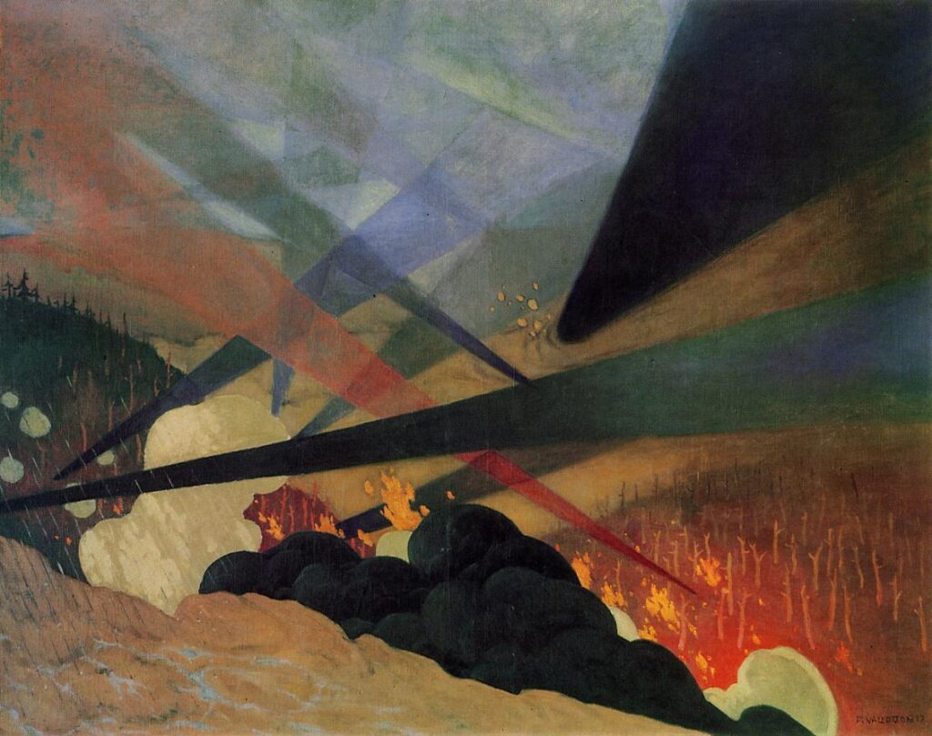 Verdun (1917) - Félix Vallotton Tablo