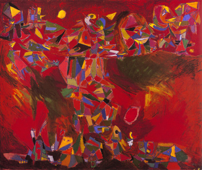 Vision Rouge (1944) – Asger Jorn Tablo