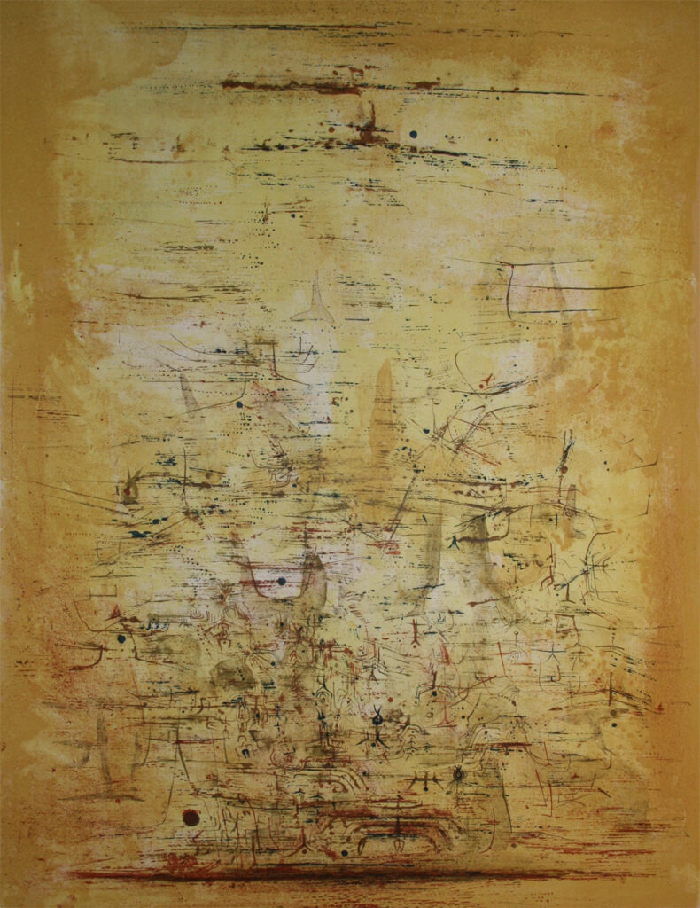 Vol d’oiseaux (1954) - Zao Wou-Ki Tablo