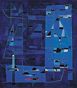 Vue sur le Port – Gustave Singier Tablo