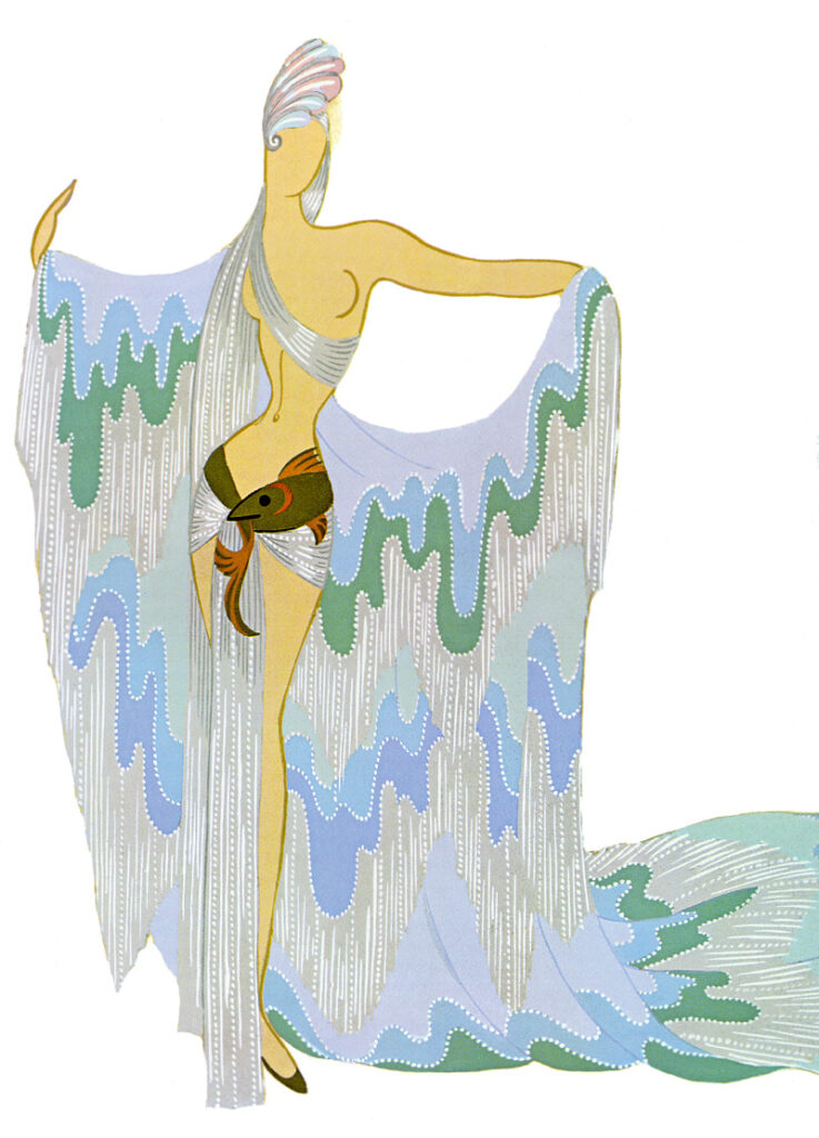 Water at the Bal Tabarin – Erté Tablo