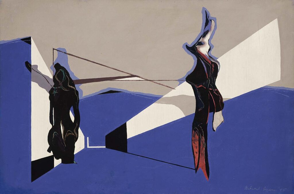 Way Down Blue (1945) - Balcomb Greene Tablo