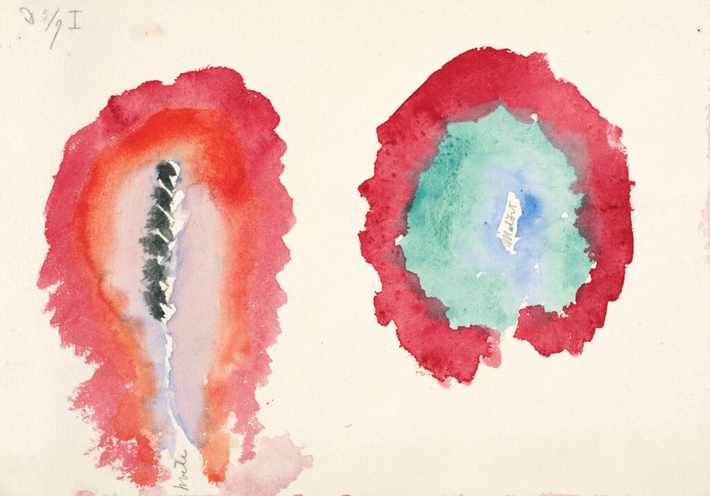 Wheat and Wormwood (1922) - Hilma af Klint Tablo