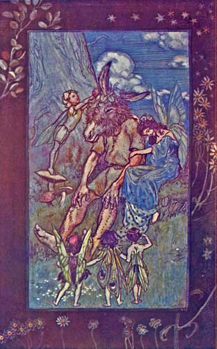 Where is Pease Blossom – Arthur Rackham Tablo