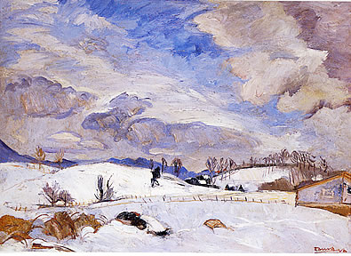 Winter Landscape (1950) – Pierre Daura Tablo