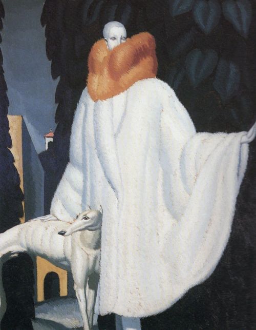 Woman with Stole (1929) – Jean Dupas Tablo
