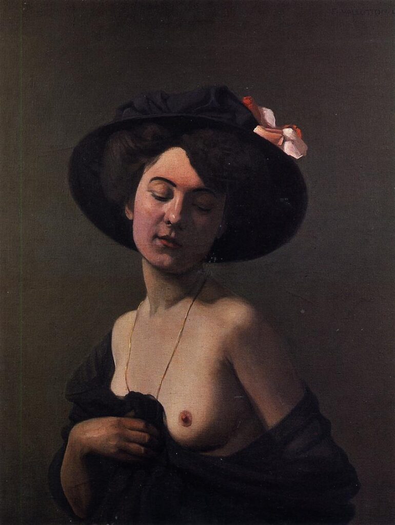 Woman with a Black Hat (1908) – Félix Vallotton Tablo