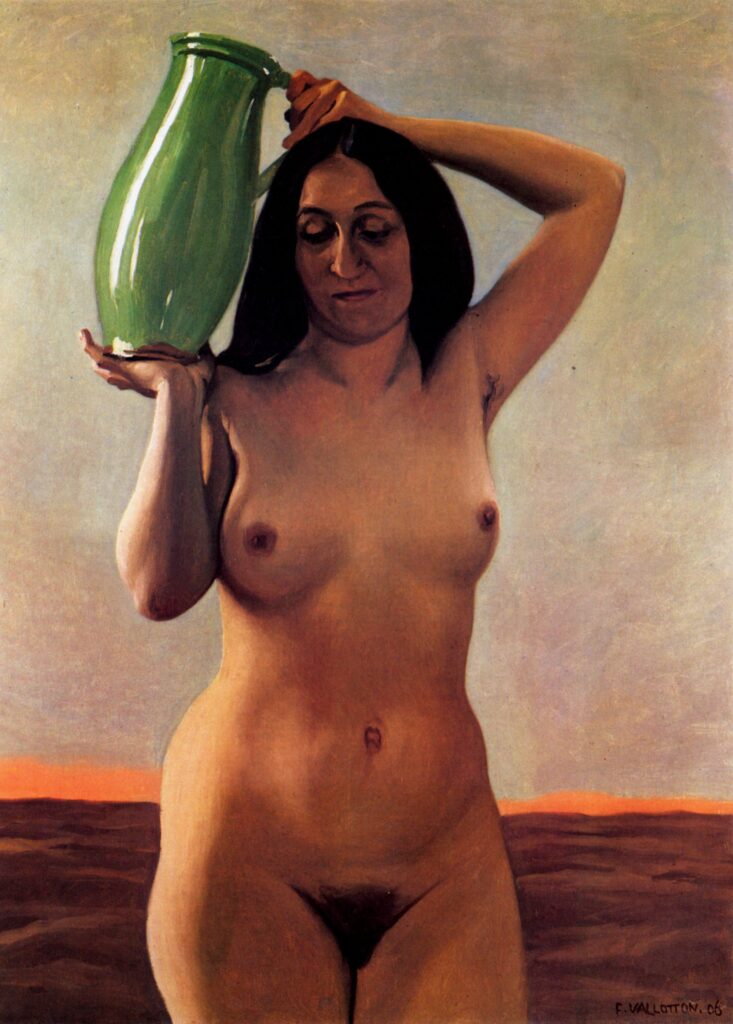 Woman with the Jug (1906) - Félix Vallotton Tablo