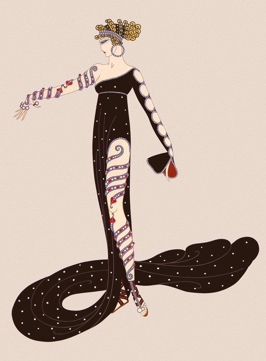 Wonderful - Erté Tablo kanvas tablo