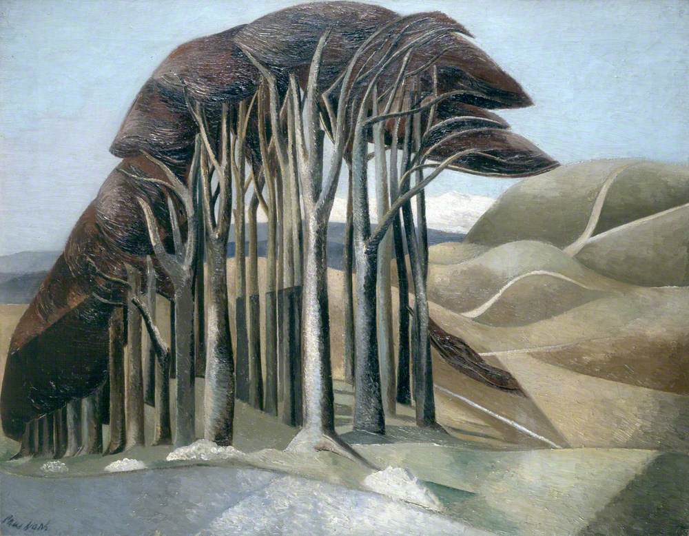 Wood on the Downs (1929) – Paul Nash Tablo
