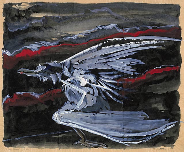 Wounded Gull (1943) – Morris Graves Tablo
