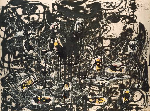 Yellow Islands (1952) – Jackson Pollock Tablo