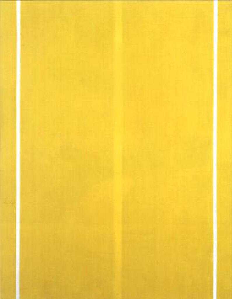 Yellow Painting (1949) – Barnett Newman Tablo