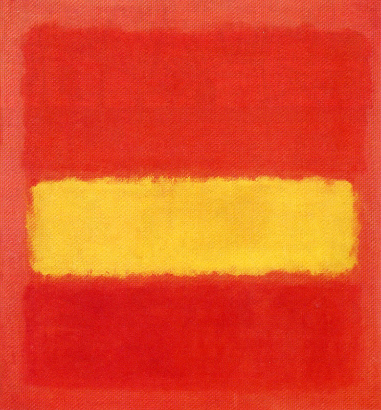 Yellow band (1956) – Mark Rothko Tablo