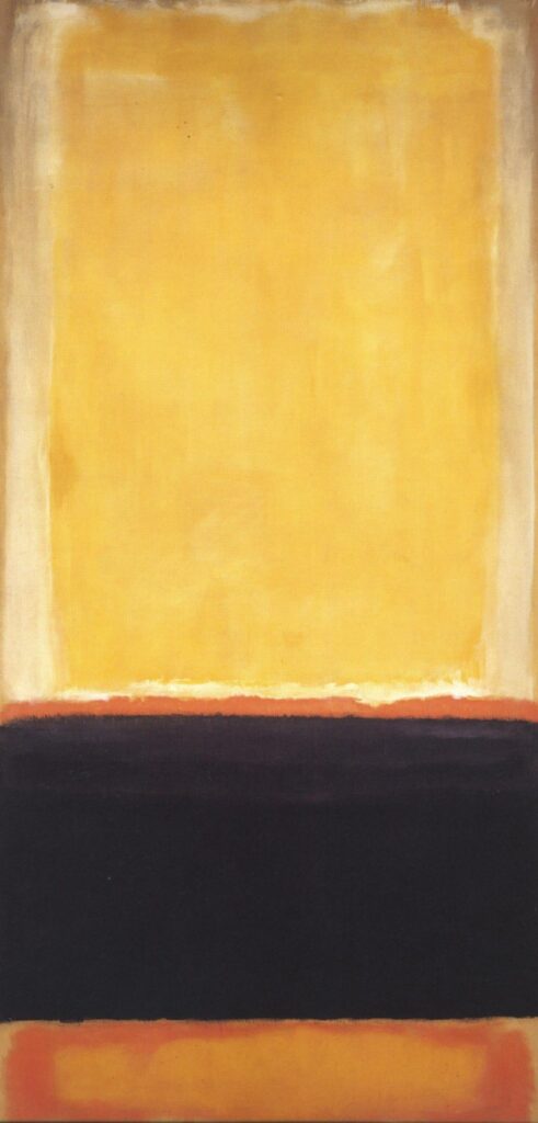 Yellow, Charcoal, Brown (1953) – Mark Rothko Tablo