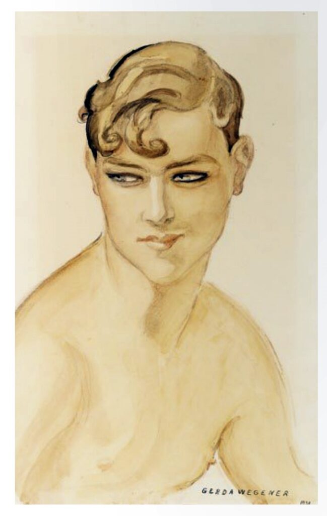Young Man, Bare Chested (1938) - Gerda Wegener Tablo