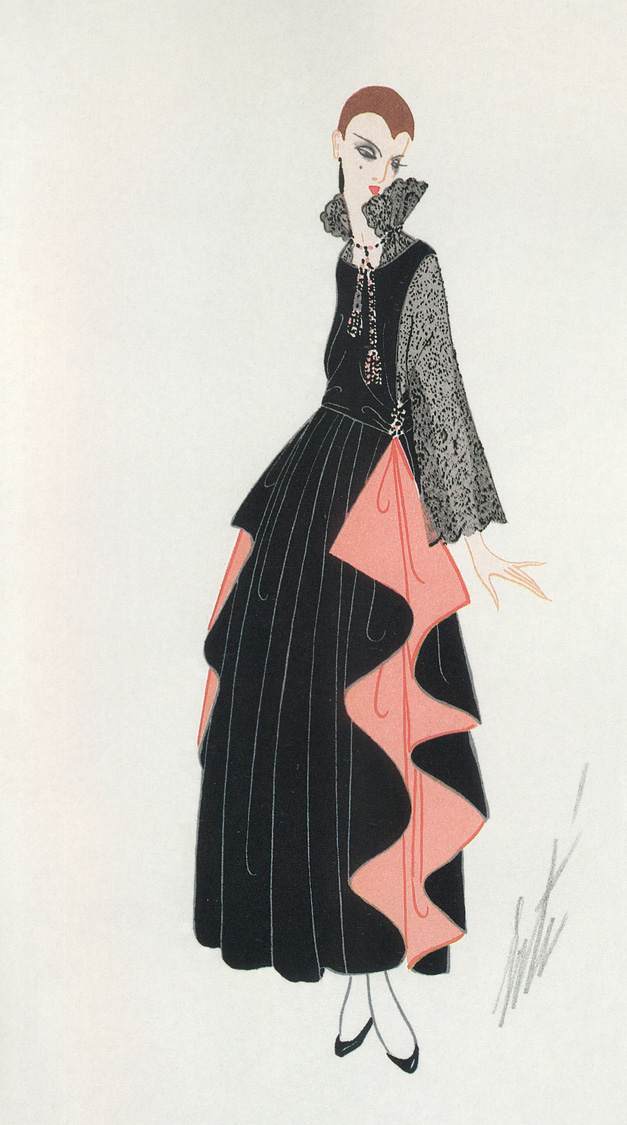 Yvette - Erté Tablo kanvas tablo