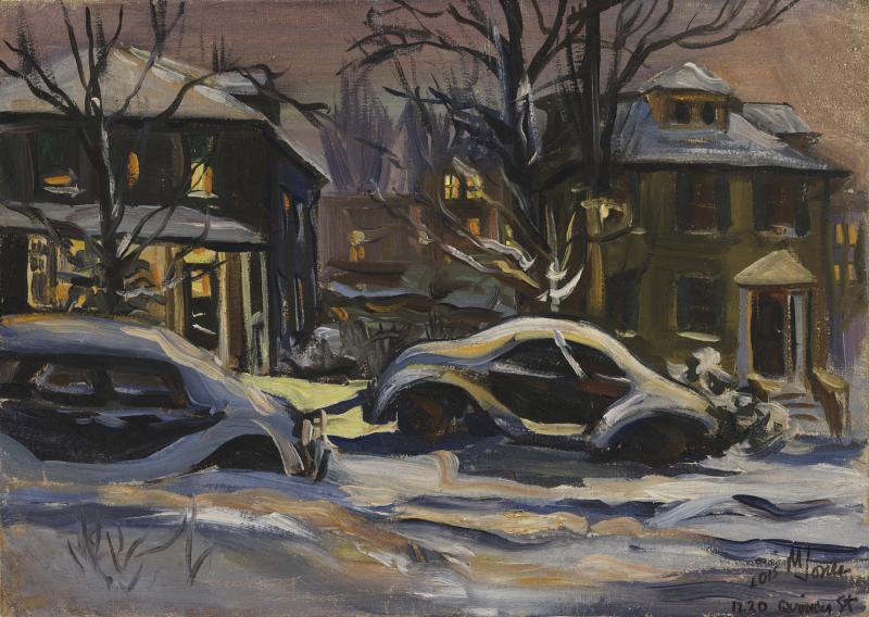 1220 Quincy Street (1953) – Lois Mailou Jones Tablo
