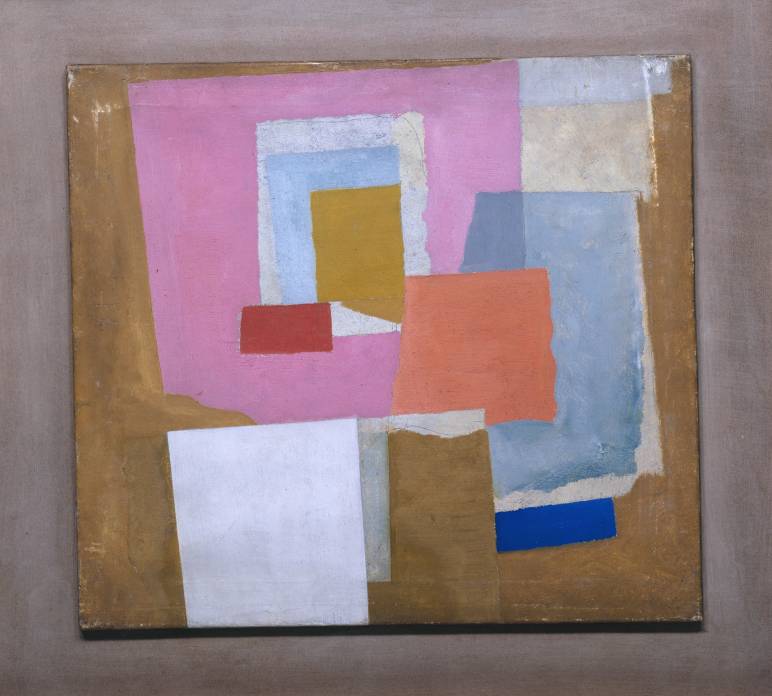 1924 (first abstract painting, Chelsea) (1923) - Ben Nicholson Tablo