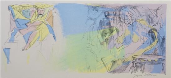 4e Bucolique, Pollion (from Les Bucoliques) - Jacques Villon Tablo