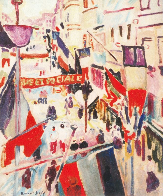 4th of July (1906) - Raoul Dufy Tablo