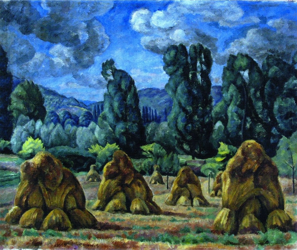 73.5 Cm (28.94 In.). Painting Oil on Canvas (1912) - Józef Pankiewicz Tablo