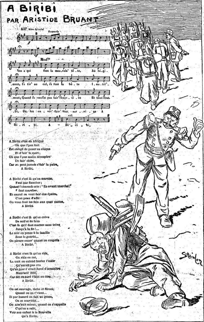 A Biribi (1891) - Théophile Steinlen Tablo