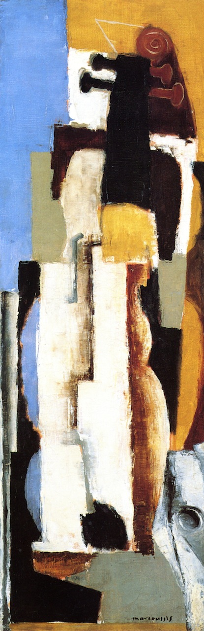 A Cello (1921) - Louis Marcoussis Tablo