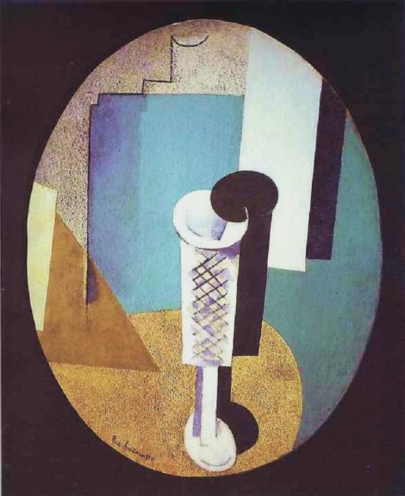 A Composition with Material Objects (1920) - Nathan Altman Tablo
