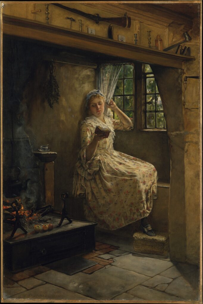 A Cosey Corner (1884) - Francis Davis Millet Tablo