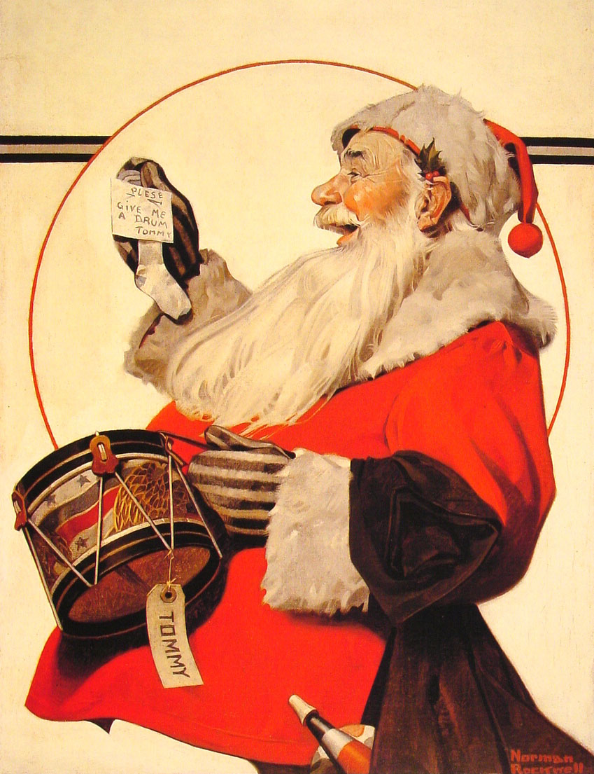 A Drum for Tommy (1921) - Norman Rockwell Tablo
