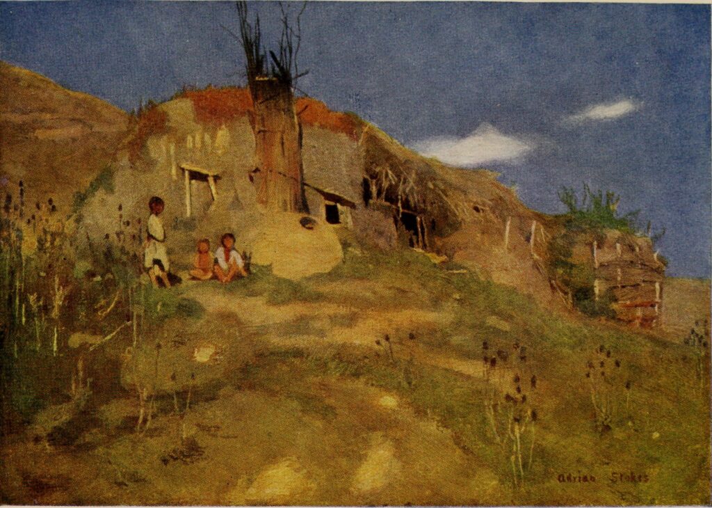 A GIPSYS CASTLE, TRANSYLVANIA (1909) - Marianne Stokes Tablo