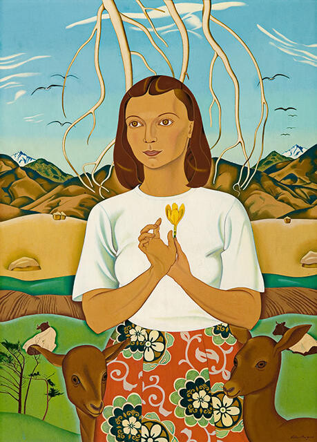 A Goddess Of Mercy (1947) - Rita Angus Tablo