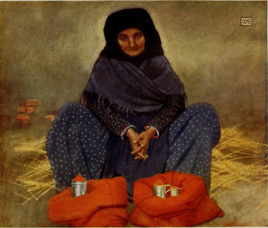A PAPRIKA SELLER, KALOCSA (1909) - Marianne Stokes Tablo