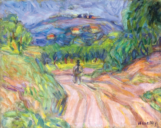 A Painter in the Landscape - Kmetty János Tablo