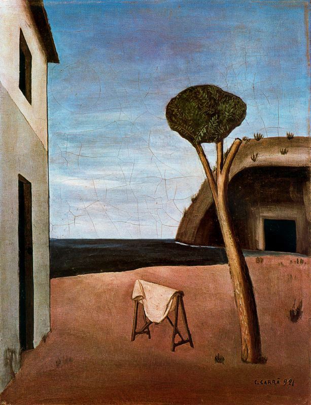 A Pine by the Sea (1921) – Carlo Carrà Tablo