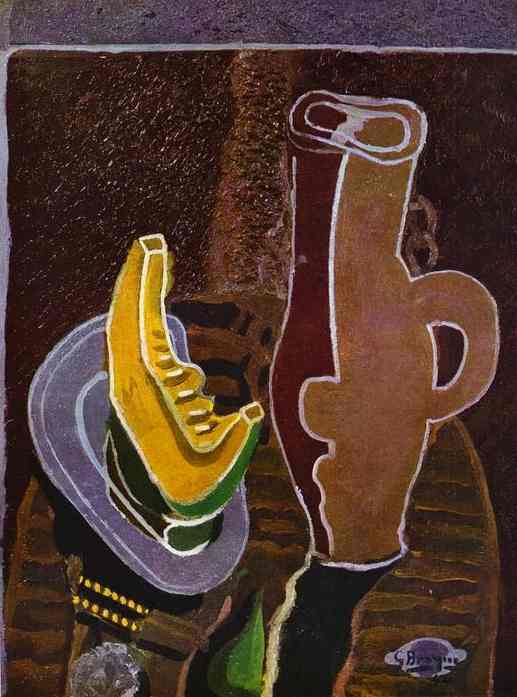 A Pumpkin (1944) - Georges Braque Tablo