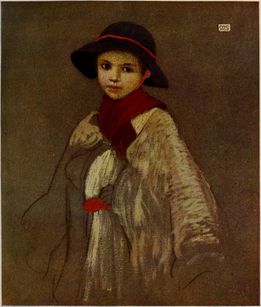 A SHEPHERD BOY OF FELSOBANYA (1909) - Marianne Stokes Tablo