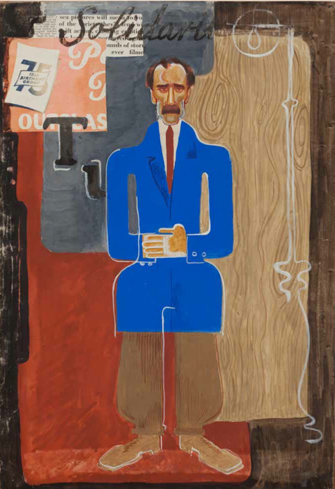 A Sketch of a Man’s Costume for the Play by E. Sinclair ‘Jimmie Higgins’ (1923) – Vadym Meller Tablo
