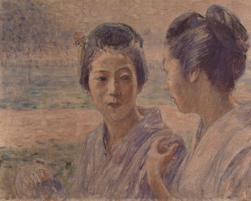 A Stroll - Fujishima Takeji Tablo