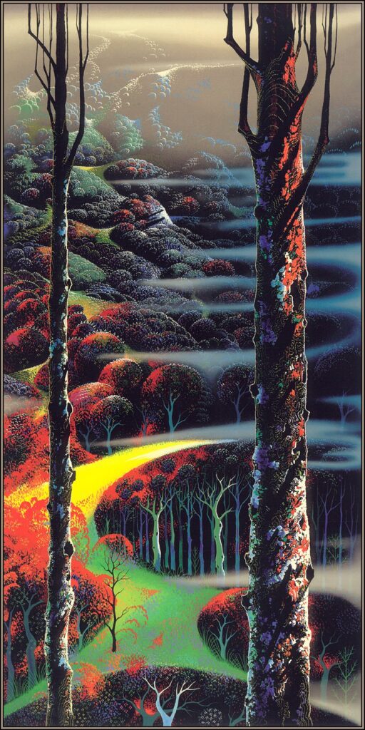 A Touch of Autumn - Eyvind Earle Tablo