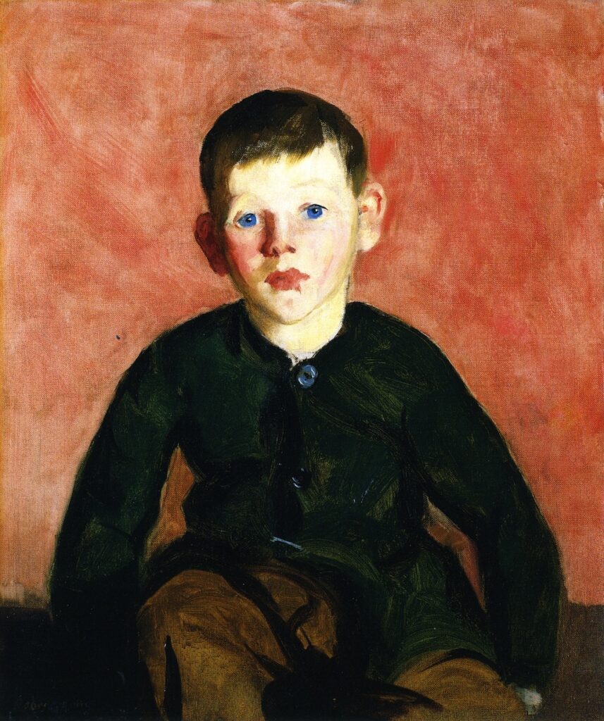 A Village Boy - Robert Henri Tablo