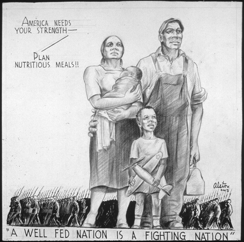 A Well Fed Nation is a Fighting Nation (1943) – Charles Alston Tablo
