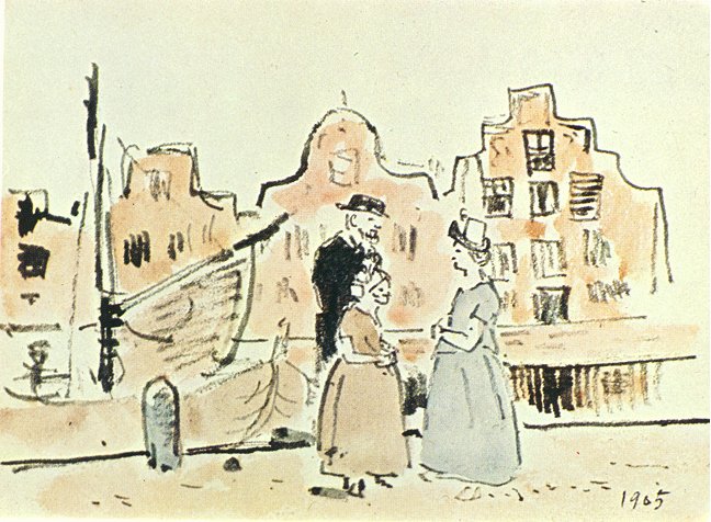 A bank of canal (1905) - Pablo Picasso Tablo