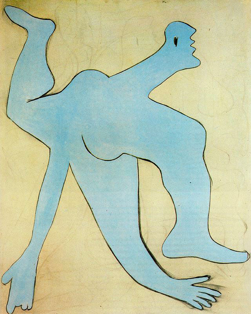 A blue acrobat (1929) - Pablo Picasso Tablo